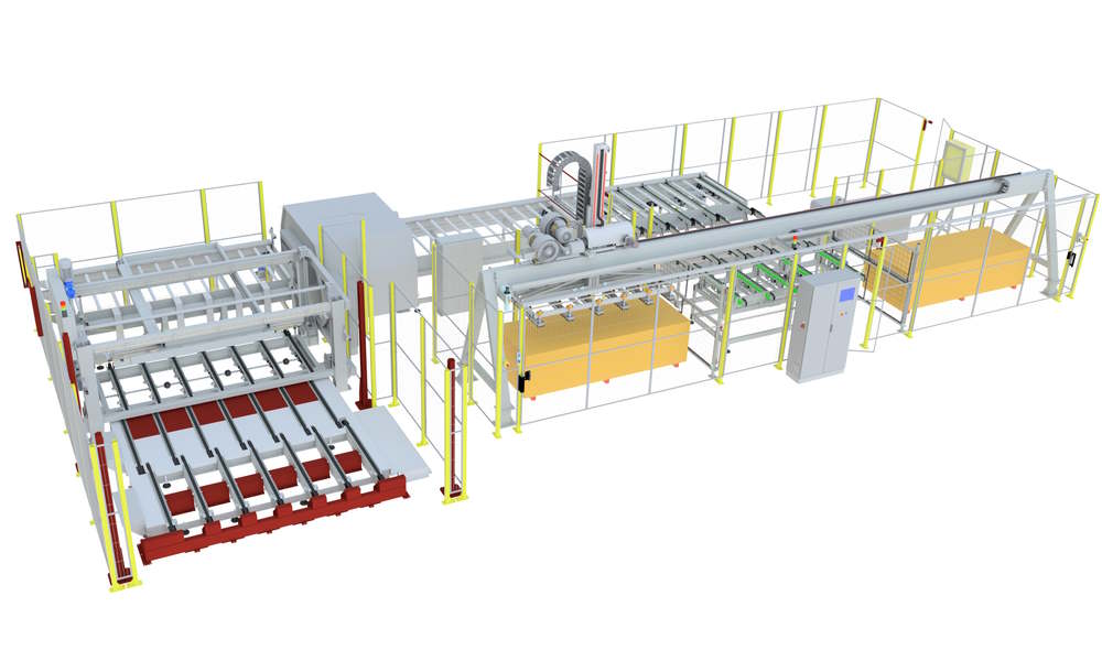 InterWest slab sawing plant